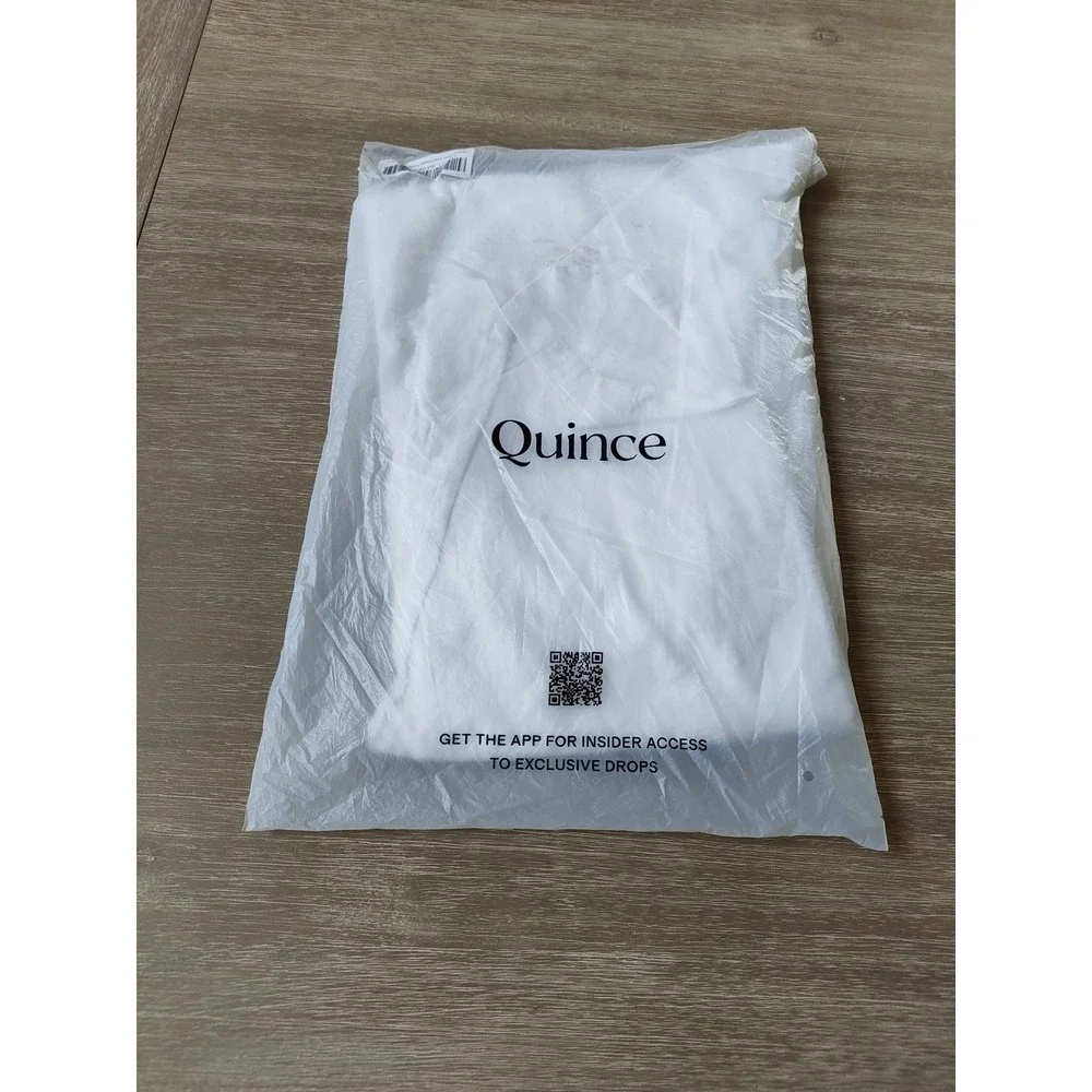 Quince European Linen Pleated Trouser White Size 4 New With Tags